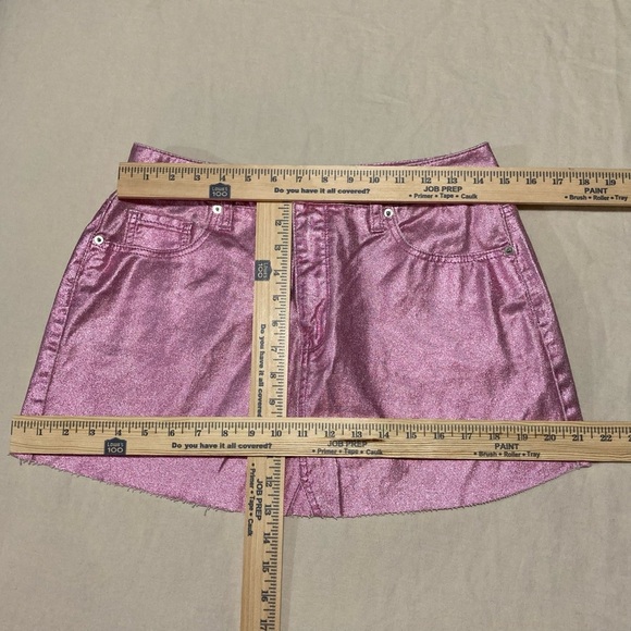 Wild Fable Metallic Pink Mini Skirt | Shimmery | Festival - Picture 4 of 16